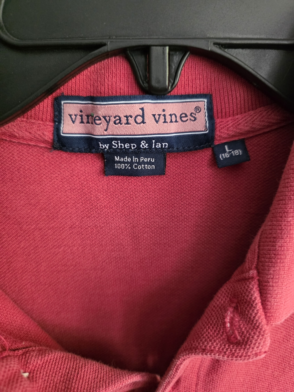 Vineyard Vines Polo Shirt Size L Boys
